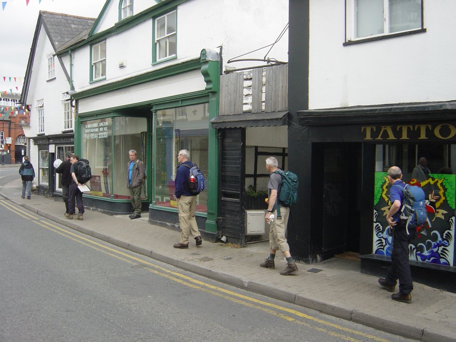 Walk out of town after tea & buns